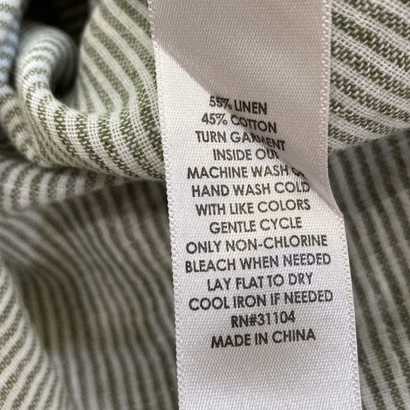 New Direction Linen 3/4 sleeve top/blouse - Picture 9 of 9